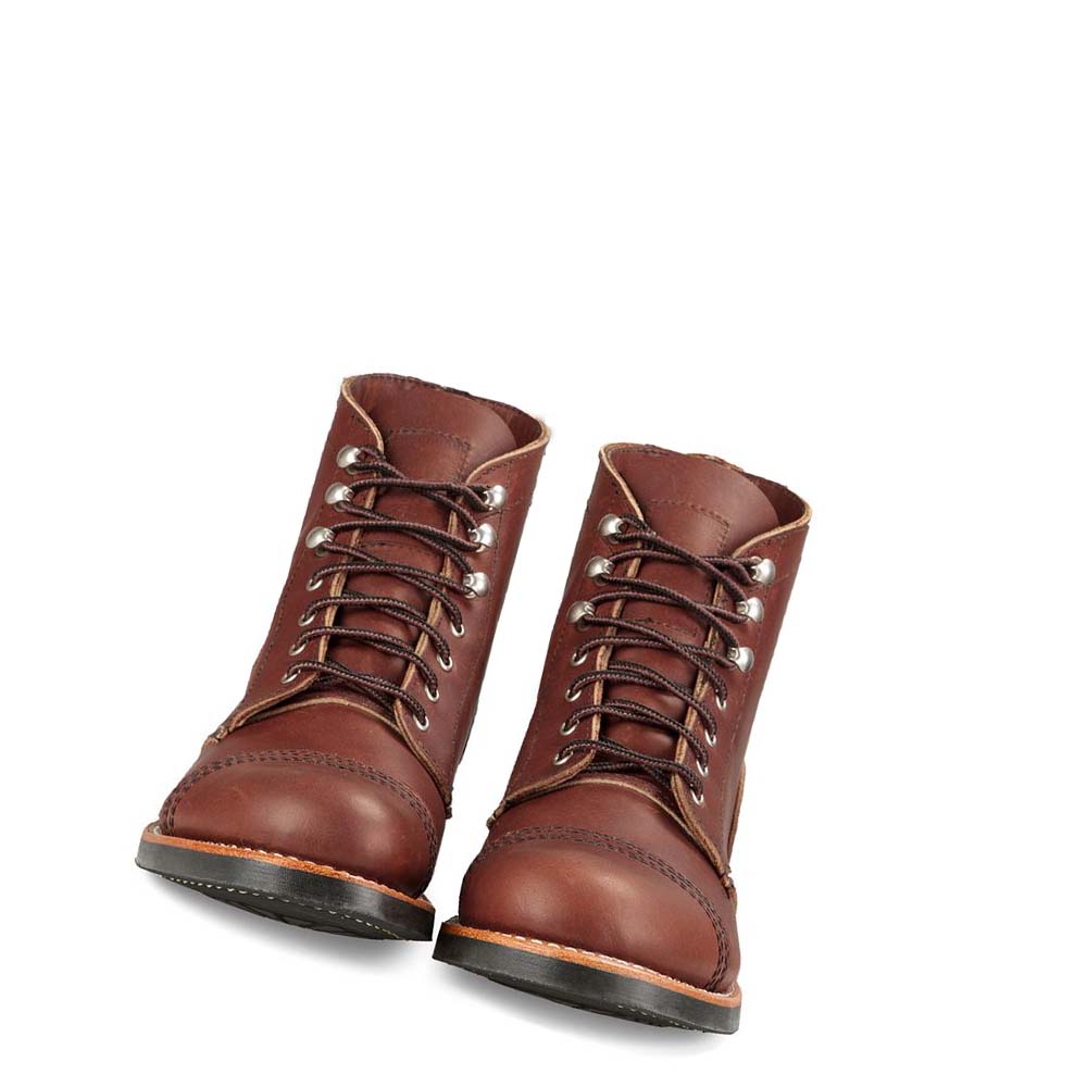 Red Wing IRON RANGER Heritage Short in Harness Leather Women's Boots Brown | ZA 137YXF